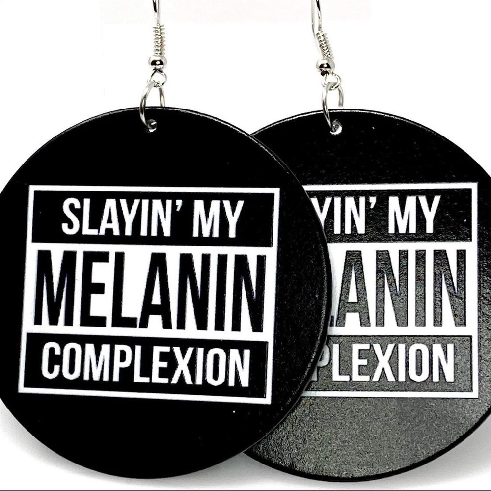 NWT Slayin My Melanin Complexion Earrings